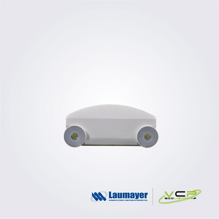 LAMPARA D/EMERG 2X1W 120/277VAC LED 200LM (VEL0309)