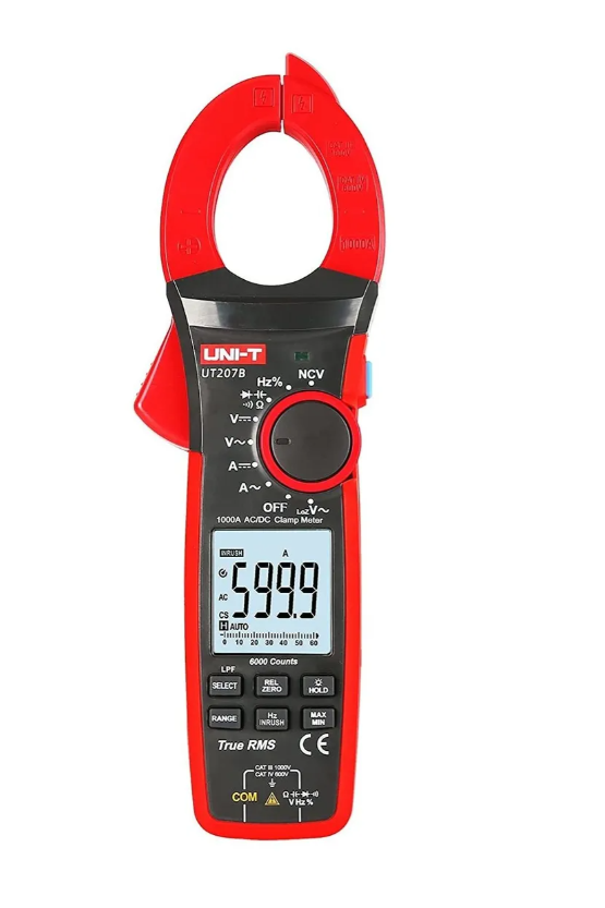 [UT207B] PINZA VOLTIAMP. DIG 1000A/1000V RMS