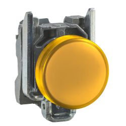 PILOTO D/SENAL AMARILLO 22MM C/LED 240V