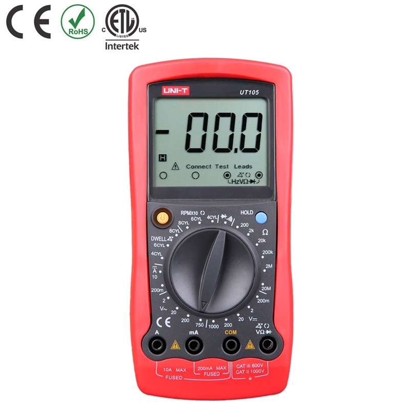 MULTIMETRO DIGITAL AUTOMOTRIZ 750/1000V 10AMP