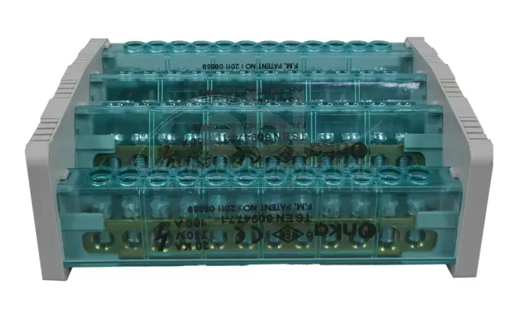 [2213] BLOQUE D/DISTRIBUCION 160 AMP 750VAC 12 POLOS
