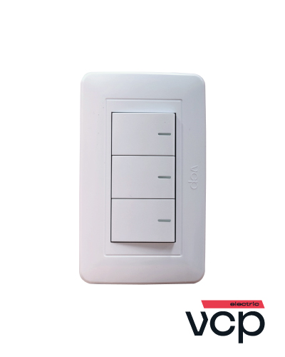 INT. TRIPLE 10AMP 127V BLANCO C/TAPA (DEV0003)