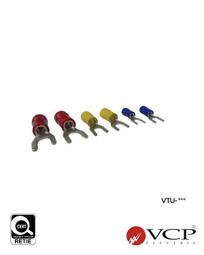 TERMINAL "U" 8 AWG 1/4 ROJO (TEV0064)