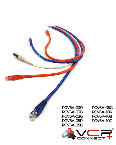 PATCH CORD CAT 6A 0.9M AZUL (VCU0037)