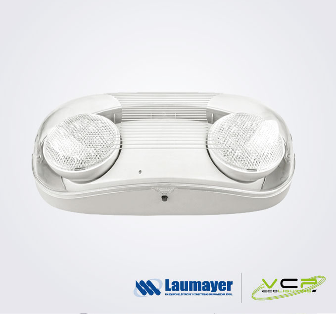 LAMPARA D/EMERG 2X3W 120/277VAC LED 400LM (VEL0310)