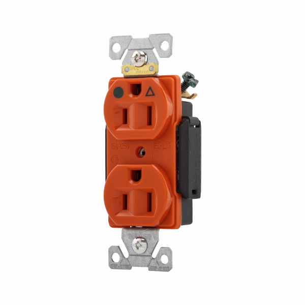[TRIG8200RN] TOMA CTE DOBLE G/HPTAL 15AMP 125V 2P+T  N515R