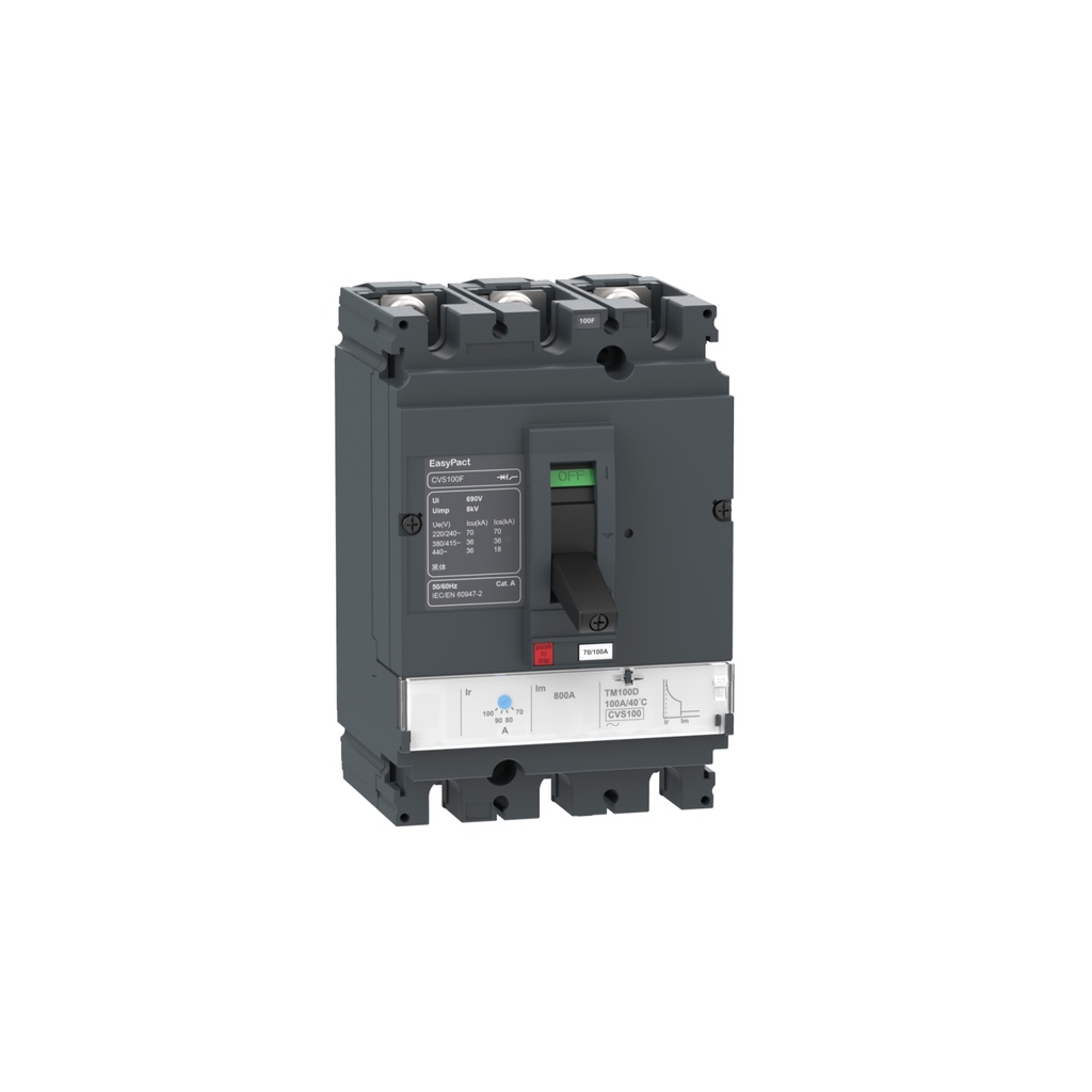 INT. IND.70-100AMP EASYPACT CVS 220/440 70/36 kA (TMD100)