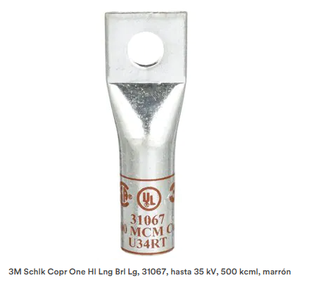 [BT500(31067)] BORNA TERMINAL #500MCM OJO 1/2" B/LARGO