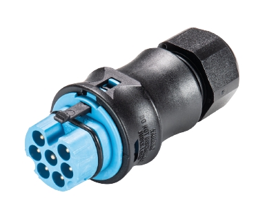 [96.072.4053.9] CONECTOR MACHO 7P 16A 250/400V 6-10mm AZUL