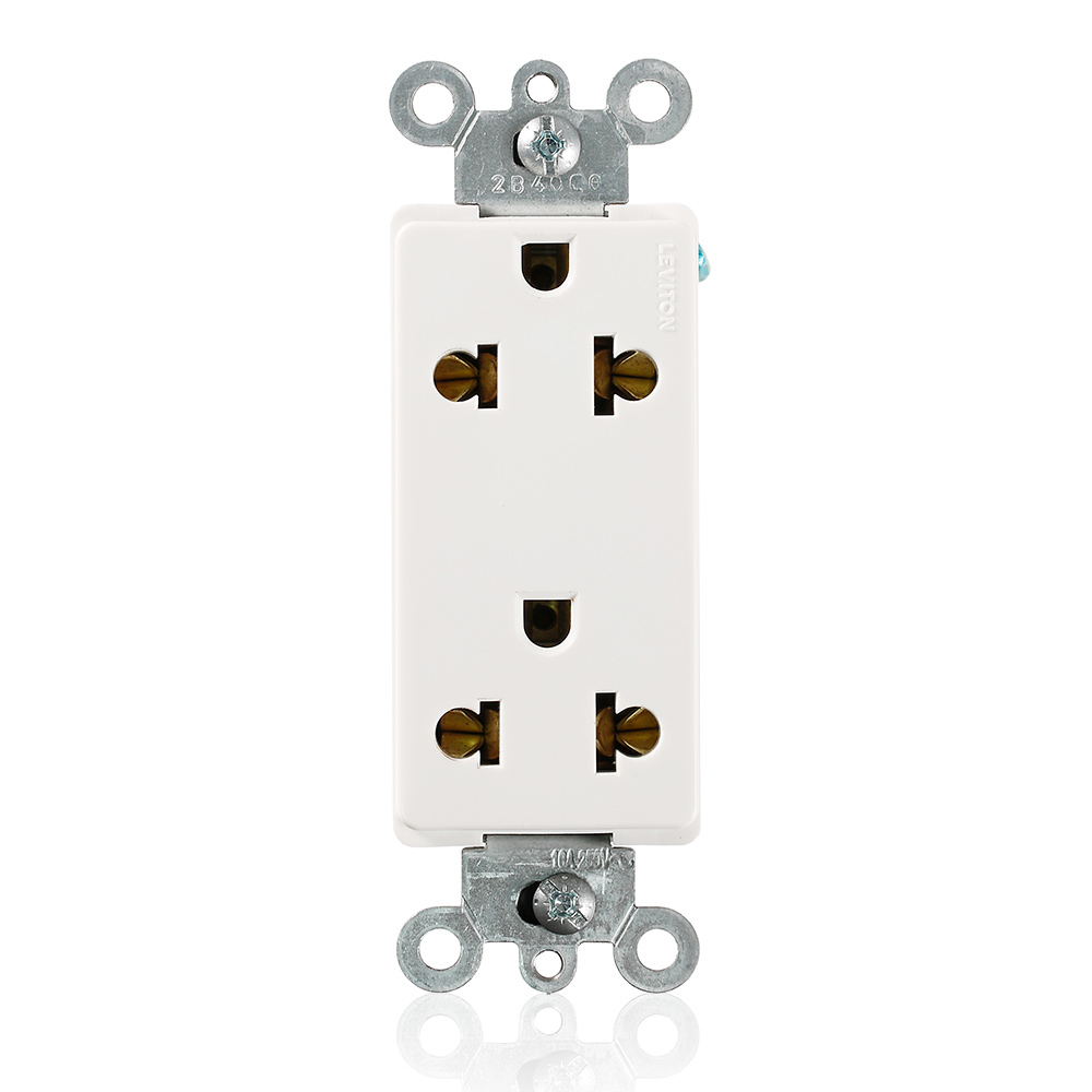 TOMA CTE DOBLE 2P+T 15A 125-250V NEMA 5-15R