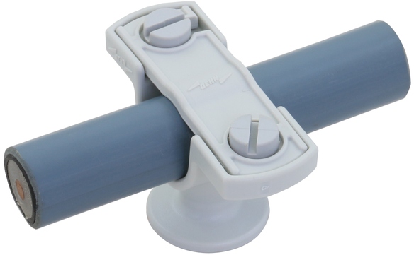 [LHZS20PA] SOPORTE PLÁSTICO P/CABLE HVI GRIS (275220)