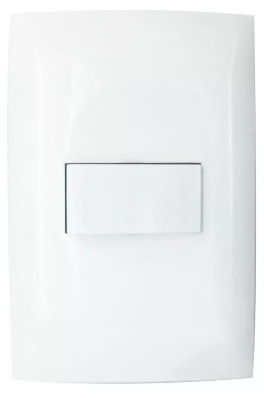 INT. SENC. 10A 250V BLANCO C/TAPA