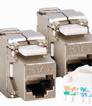 [NJ6A-1600] TOMA JACK RJ45 CAT 6A GRIS BLINDADO METALICO