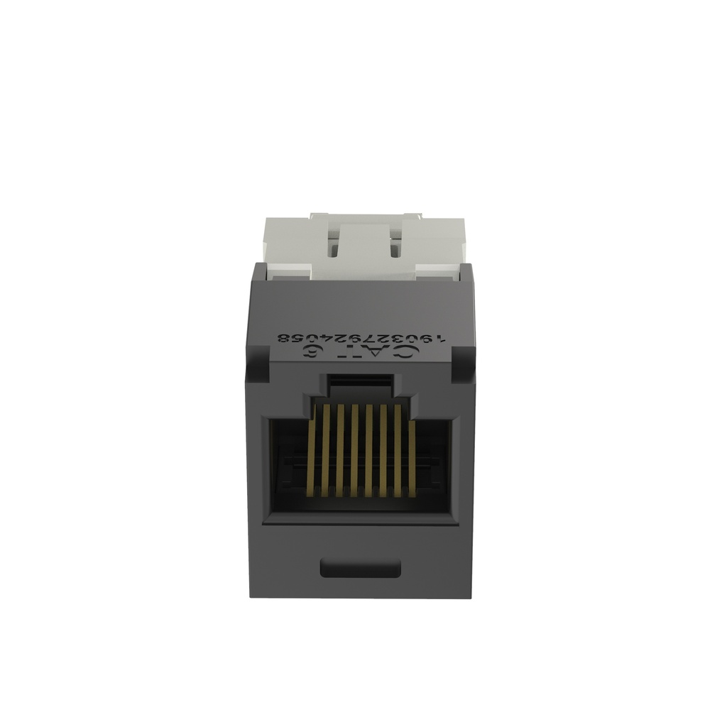 [CJ688BL] TOMA JACK RJ45 CAT 6 NEGRO