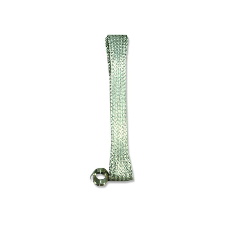KIT DE TIERRA TRENZA D/COBRE ESTANADO