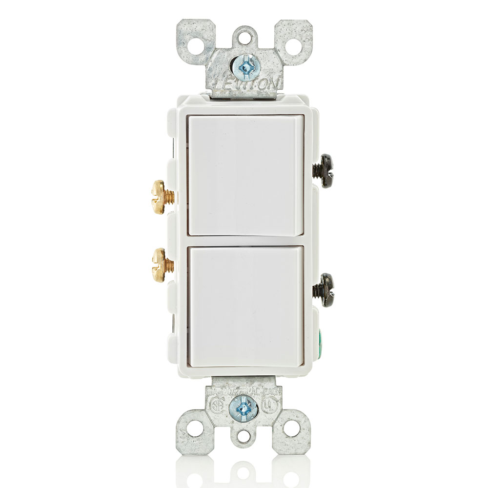 [5634-W] INT. DOBLE BLANCO-DECORA(WID0064)120/277