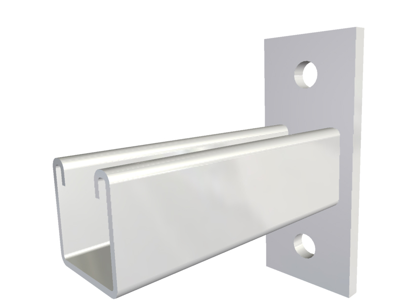 SOPORTE MENSULA SENC. 35CM GALVANIZADO