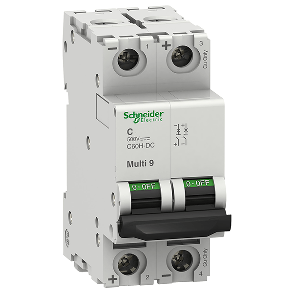 MINI INT. 2X3 AMP C60H-DC 250VDC