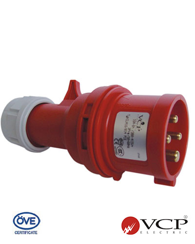 [CLA16/014-6] CLAVIJA 16 AMP 3P+T 6H 440V ROJA IP44 (TCV0011)