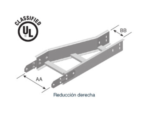 REDUCC. DER. 20 a 10cm SEMIP. INCLUYE UNIONES