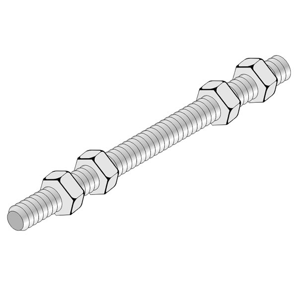 VARILLA ROSCADA DE 1/2 X 1 MT(E12100AG)