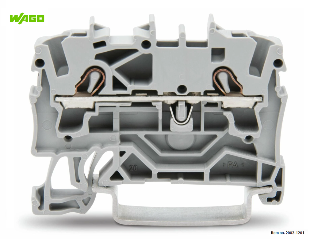 [2002-1201] BORNA D/CONEXION 24A 22-12AWG CAGE CLAMP