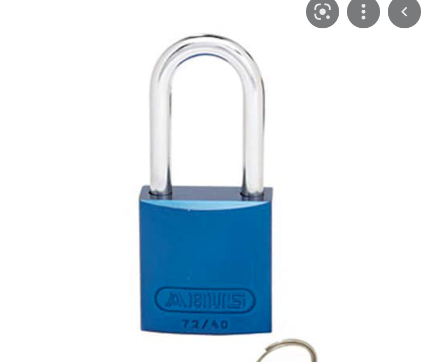 CANDADO PANDUIT 38mm PLASTICO AZUL