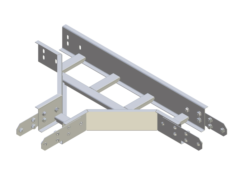 TE 20X8 CM GALV SEMIPESADA INCLUYE 4 UNIONES