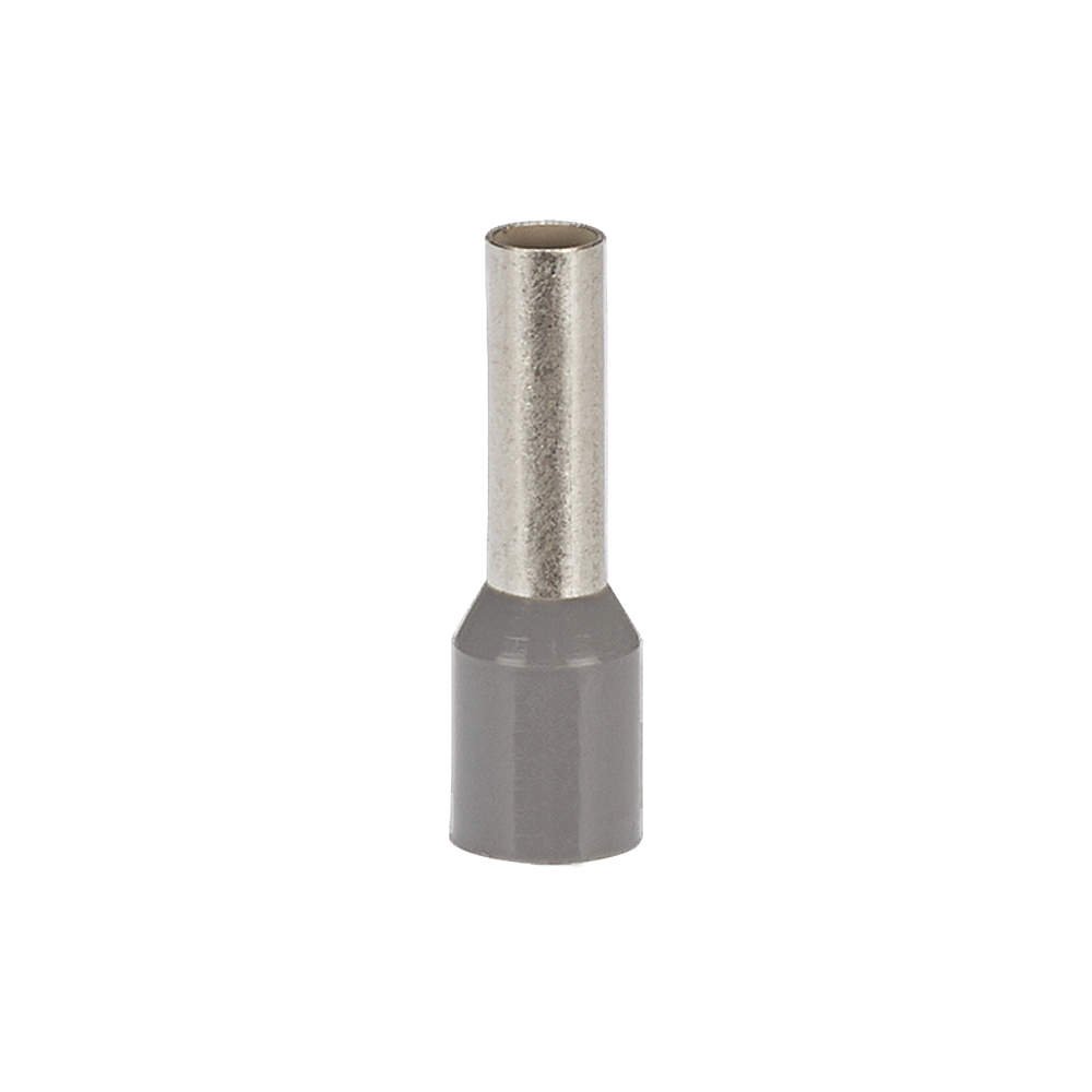 TERMINAL PIN 12 AWG GRIS AISLADA