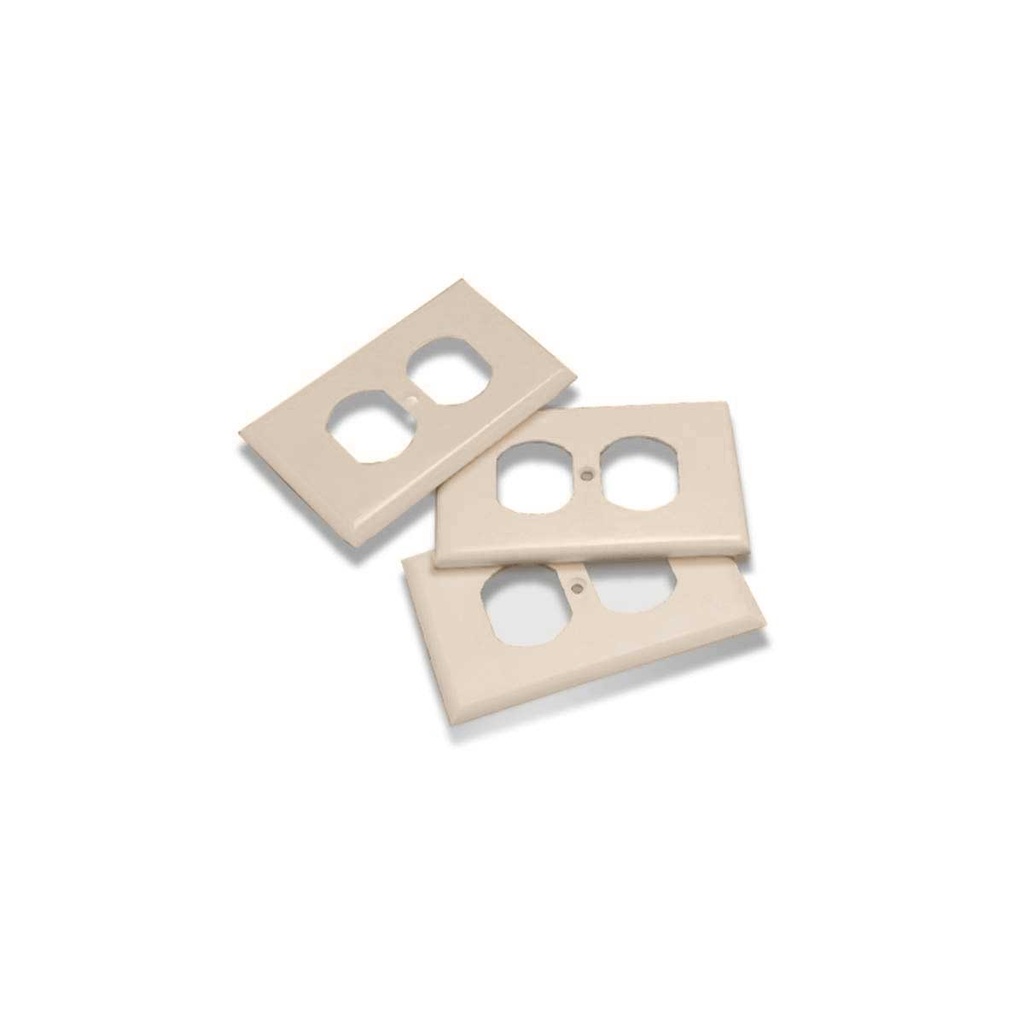 TAPA PLASTICA P/TOMA DOBLE BEIGE (DXN5101M)