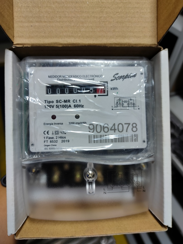 [SC-MR] MEDIDOR ELECT. MONOF.5(100A) 120V 60Hz