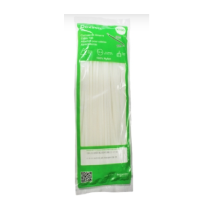 [T14] AMARRA 14" x 36cms BLANCA - 100 UNID.(DXN3014B)