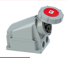 [TSP63/1345-6] TOMA S/PONER 63A 4H 440VA 3P+T ROJO IP67
