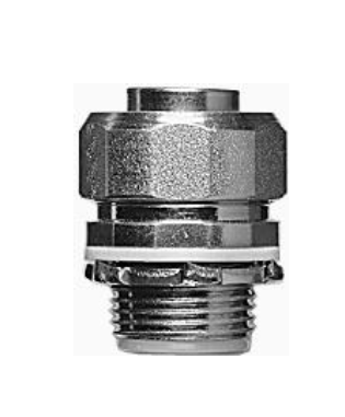 CONECTOR RECTO  1" LT100  MET(N-AISLADO)