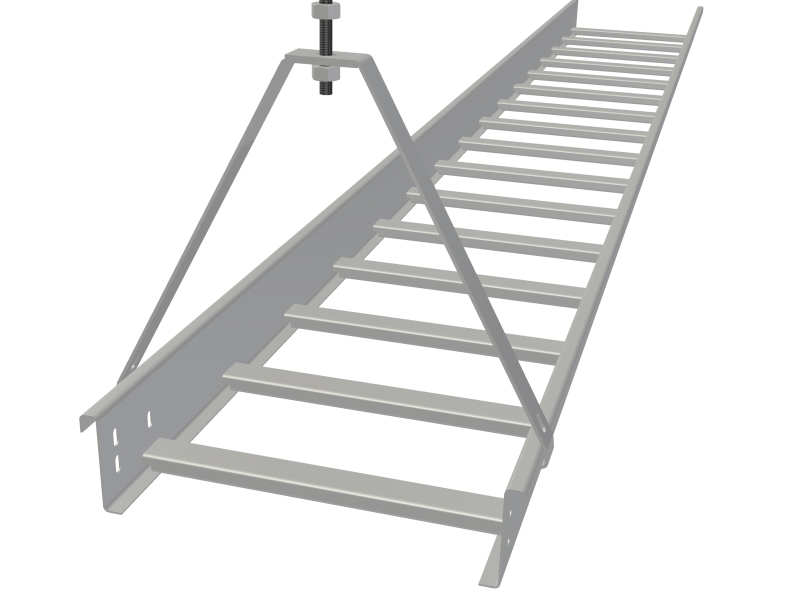 SOPORTE UNIV. P/40-50-60cm GALVANIZADO