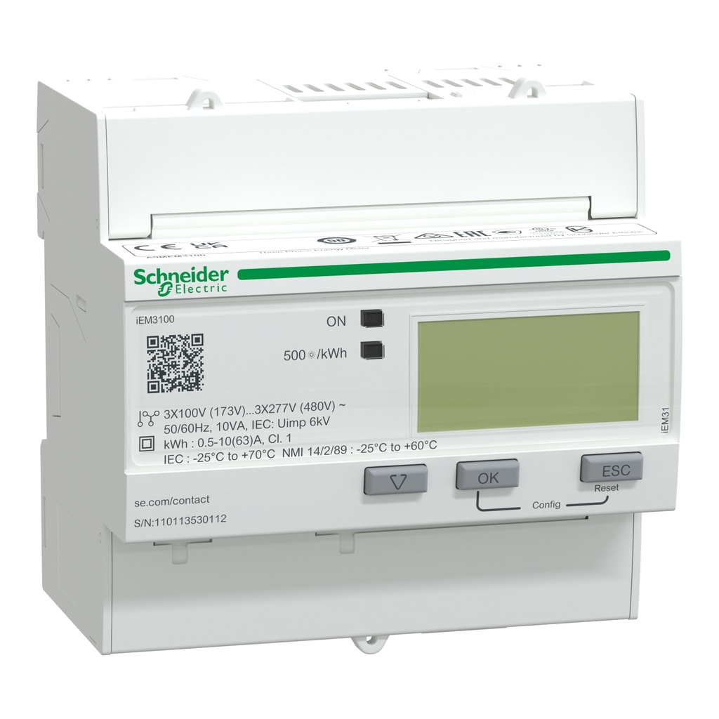 [A9MEM3100] MEDIDOR D/ENERGIA ACTI 9 63 AMP