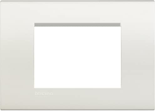 PLACA LIGHT BLANCA PLASTICA 3 MOD.