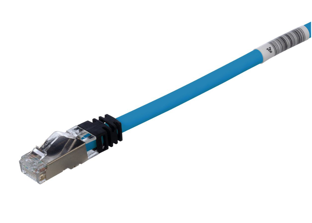 [STP6C3MBU] PATCH CORD CAT 6A 3 MT AZUL