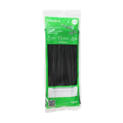 [T11HD] AMARRA 11" x 26cms NEGRA - 100 UNID.(DXN3010N)