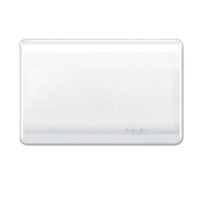 [MWD130417424] PLACA CIEGA+SOPORTE 4X2 BLANCA