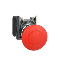 PULS. D/EMERG. ROJO NC 40MM (062371)