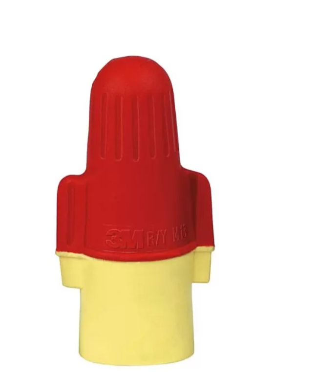 [R/Y] CONECTOR RESORTE 8-18 AWG ROJO/AMARILLO