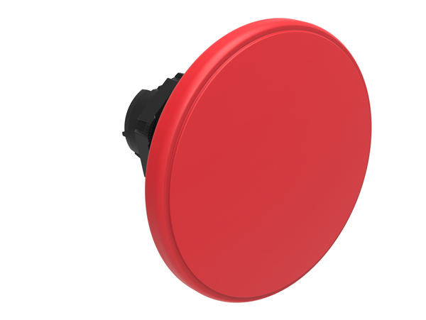 PULS. D/EMERG.S/RETENC.ROJO 60MM NC