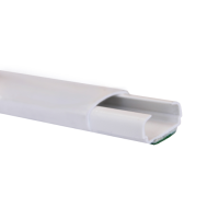 [IA01CU] CANALETA 22X10mm CURVA C/ADHESIVO BLANCA