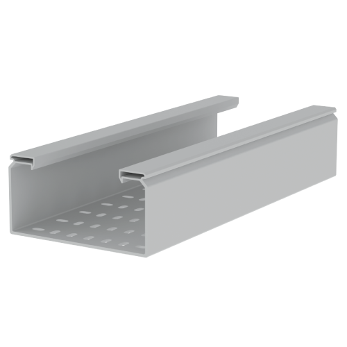 [66220] BANDEJA PORTACABLE PVC 200X100X3MTS  PERFORADA