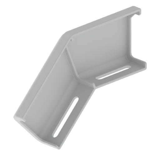 [66852] UNION P/BANDEJA PORTACABLE 100mm 45o PVC X 2 UNDS