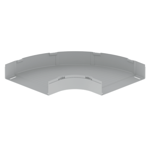 [66430] CURVA H/TAL P/BANDEJA 400X100mm 90o PVC
