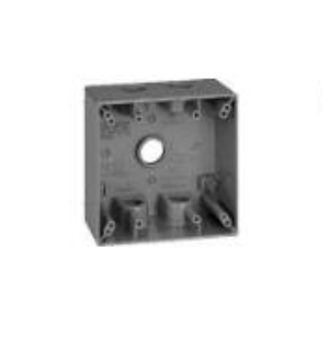 CAJA CUADRADA 4X4 5 SALIDAS 1"