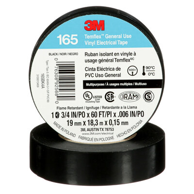 [CBN18] CINTA AISLANTE 18mmx18Mts NEGRA 1700 (165)