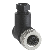 CONECTOR CURVO HEMBRA 5 PIN PG7 3AMP